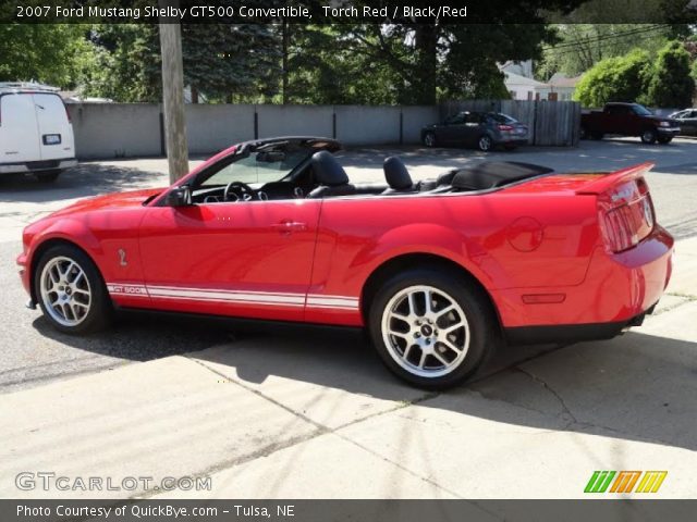 2007 Ford Mustang Shelby GT500 Convertible in Torch Red