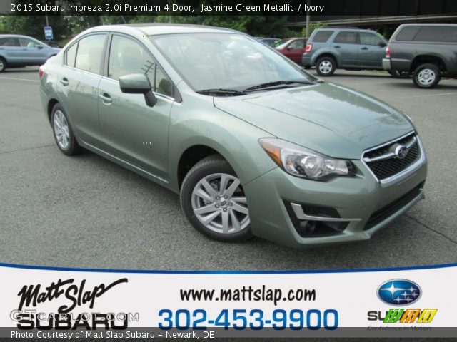 2015 Subaru Impreza 2.0i Premium 4 Door in Jasmine Green Metallic