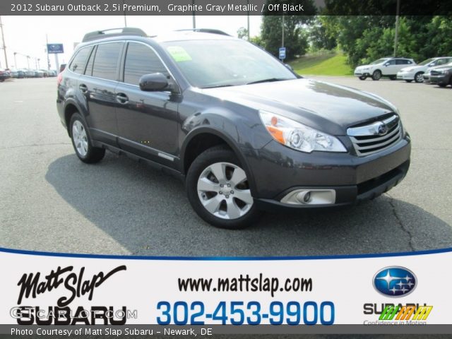 2012 Subaru Outback 2.5i Premium in Graphite Gray Metallic