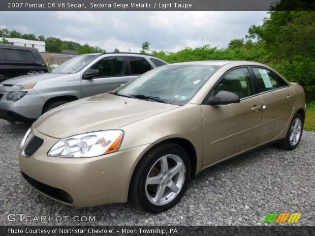 2007 Pontiac G6 V6 Sedan in Sedona Beige Metallic