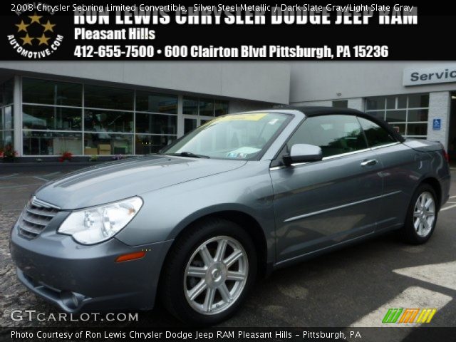 2008 Chrysler Sebring Limited Convertible in Silver Steel Metallic