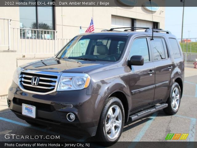 2012 Honda Pilot EX-L 4WD in Dark Amber Metallic