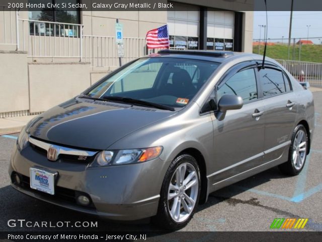 2008 Honda Civic Si Sedan in Galaxy Gray Metallic