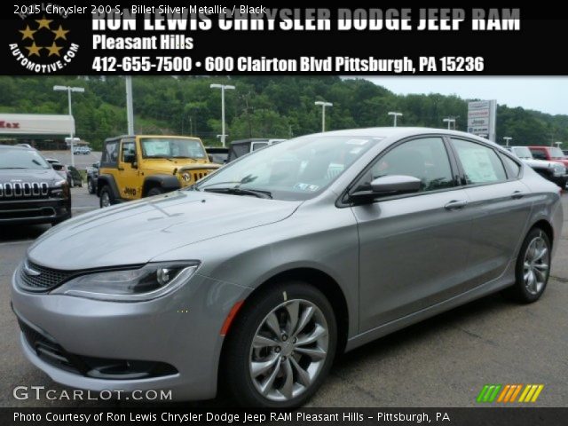 2015 Chrysler 200 S in Billet Silver Metallic