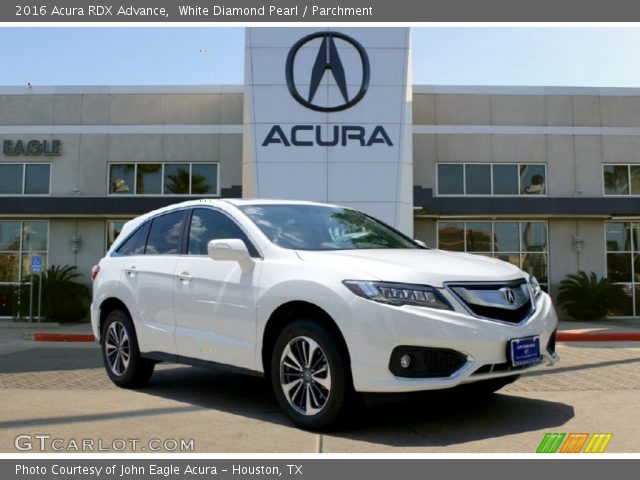 2016 Acura RDX Advance in White Diamond Pearl
