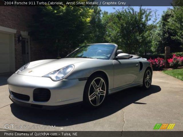 2004 Porsche 911 Turbo Cabriolet in Arctic Silver Metallic