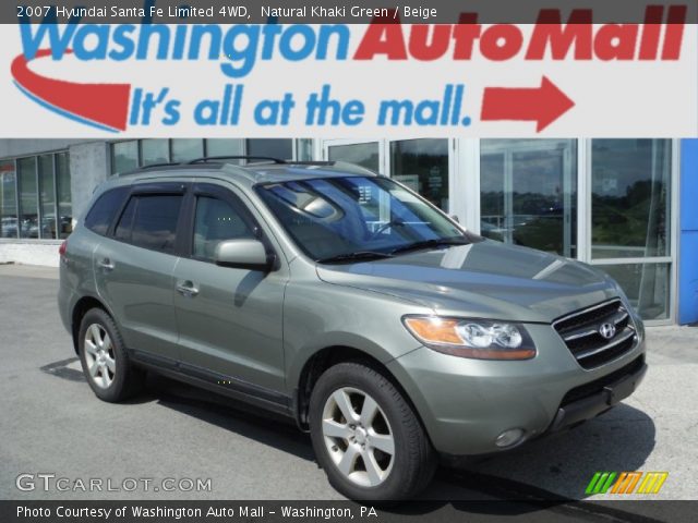 2007 Hyundai Santa Fe Limited 4WD in Natural Khaki Green