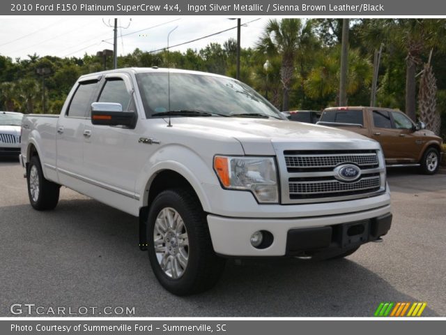 2010 Ford F150 Platinum SuperCrew 4x4 in Ingot Silver Metallic