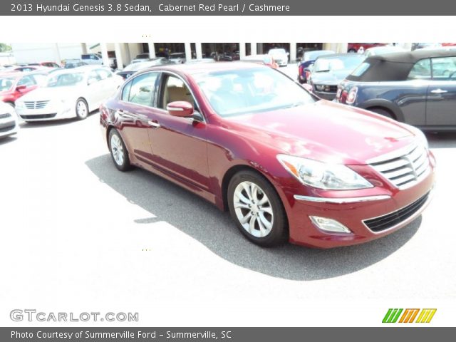 2013 Hyundai Genesis 3.8 Sedan in Cabernet Red Pearl