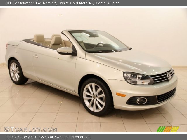 2012 Volkswagen Eos Komfort in White Gold Metallic