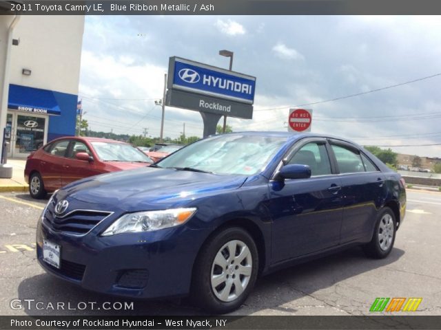 2011 Toyota Camry LE in Blue Ribbon Metallic