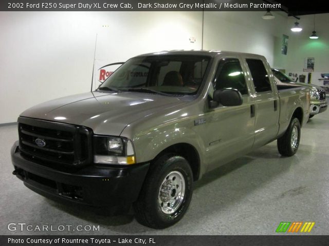 2002 Ford F250 Super Duty XL Crew Cab in Dark Shadow Grey Metallic