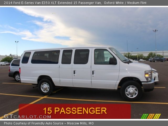 2014 Ford E-Series Van E350 XLT Extended 15 Passenger Van in Oxford White