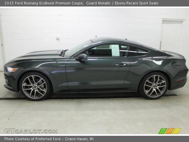 2015 Ford Mustang EcoBoost Premium Coupe in Guard Metallic