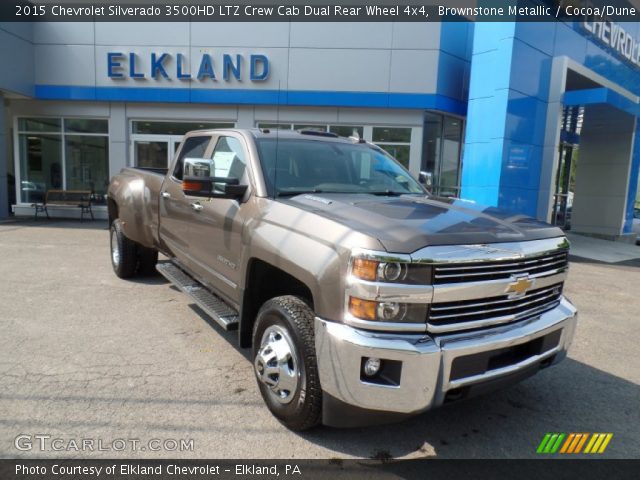 2015 Chevrolet Silverado 3500HD LTZ Crew Cab Dual Rear Wheel 4x4 in Brownstone Metallic