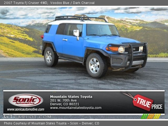 2007 Toyota FJ Cruiser 4WD in Voodoo Blue