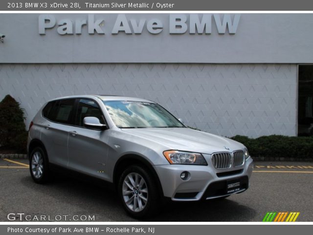 2013 BMW X3 xDrive 28i in Titanium Silver Metallic