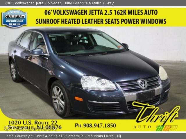 2006 Volkswagen Jetta 2.5 Sedan in Blue Graphite Metallic