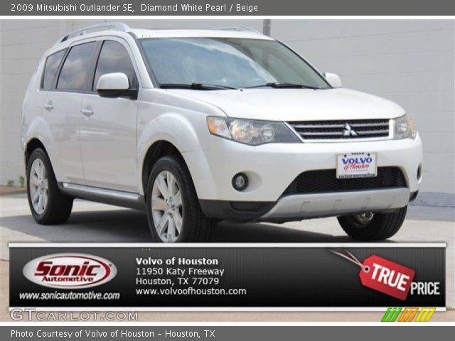 2009 Mitsubishi Outlander SE in Diamond White Pearl
