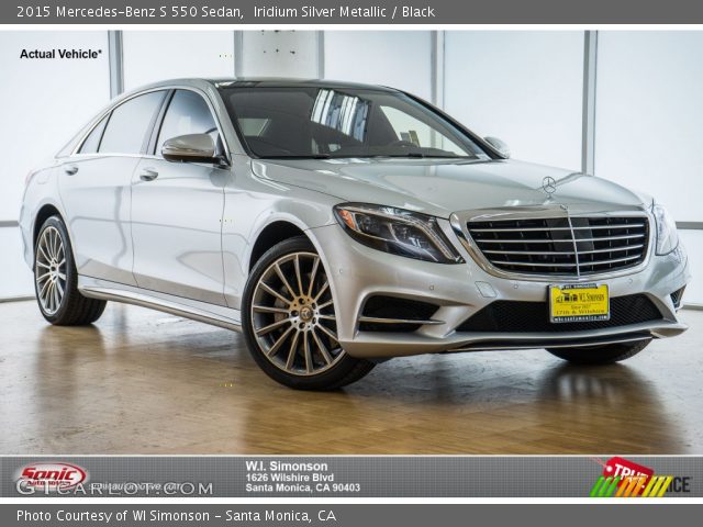 2015 Mercedes-Benz S 550 Sedan in Iridium Silver Metallic