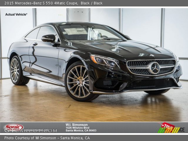 2015 Mercedes-Benz S 550 4Matic Coupe in Black