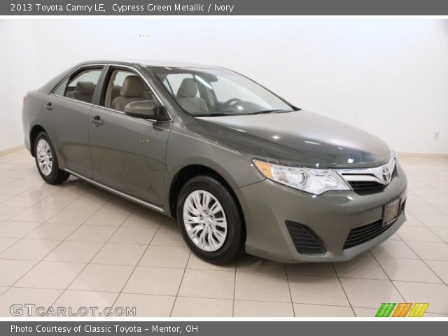 2013 Toyota Camry LE in Cypress Green Metallic