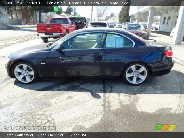 2008 BMW 3 Series 335i Convertible in Monaco Blue Metallic