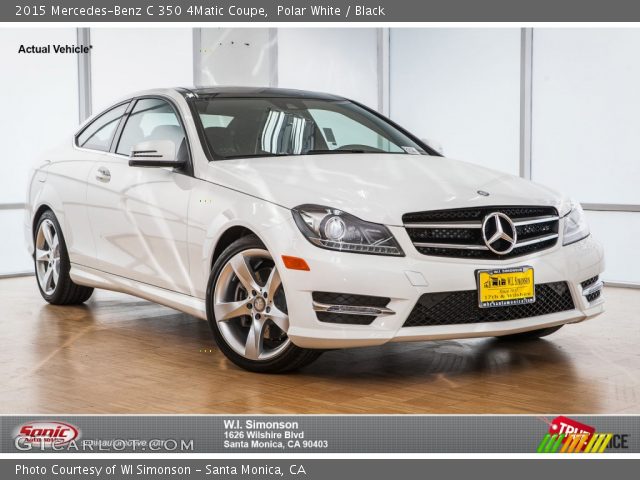 2015 Mercedes-Benz C 350 4Matic Coupe in Polar White