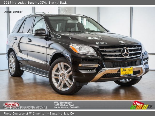 2015 Mercedes-Benz ML 350 in Black