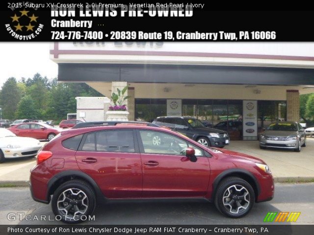 2015 Subaru XV Crosstrek 2.0i Premium in Venetian Red Pearl