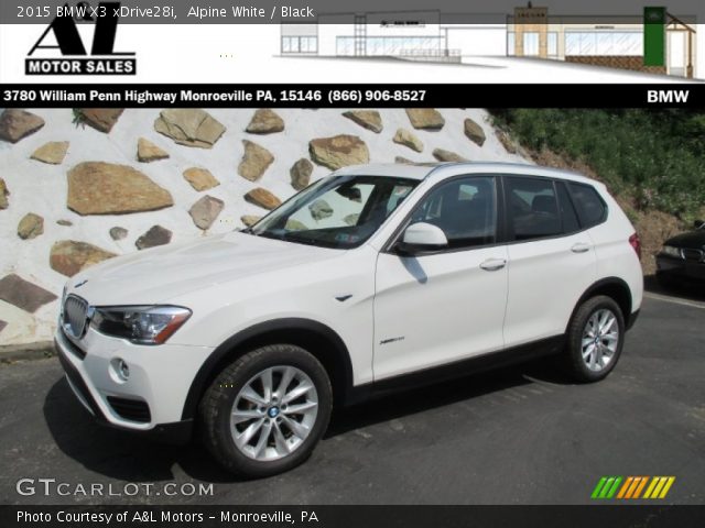 2015 BMW X3 xDrive28i in Alpine White