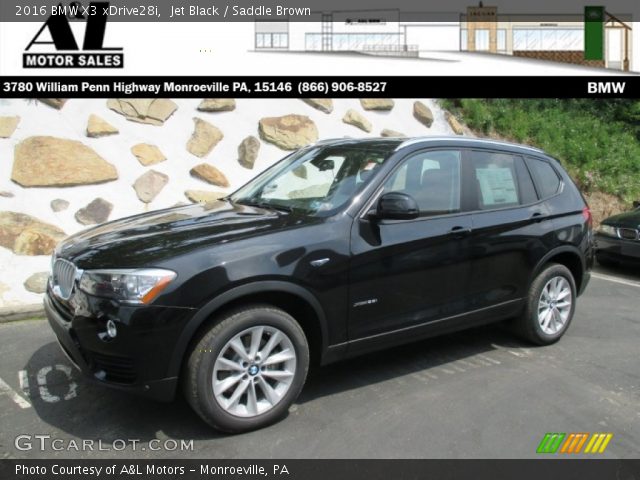 2016 BMW X3 xDrive28i in Jet Black