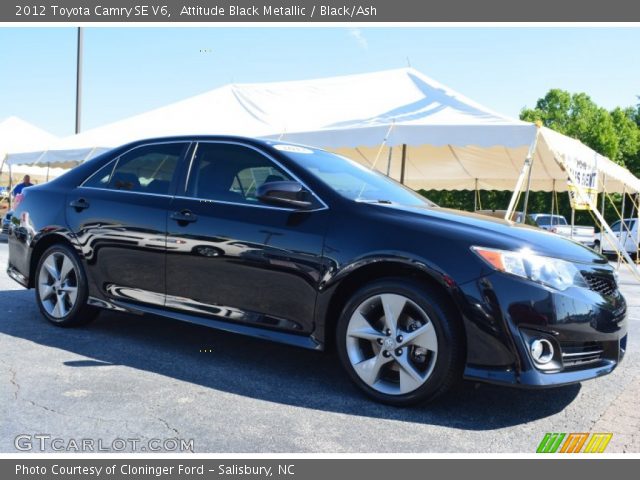 2012 Toyota Camry SE V6 in Attitude Black Metallic