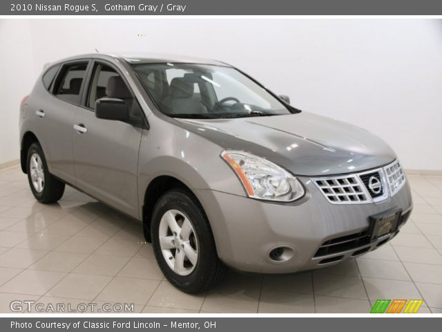 2010 Nissan Rogue S in Gotham Gray