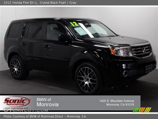 2012 Honda Pilot EX-L in Crystal Black Pearl