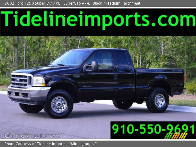 2002 Ford F250 Super Duty XLT SuperCab 4x4 in Black
