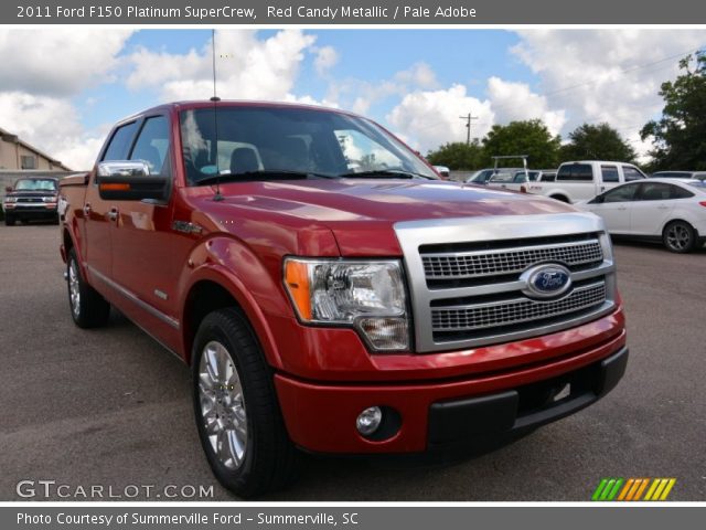 2011 Ford F150 Platinum SuperCrew in Red Candy Metallic