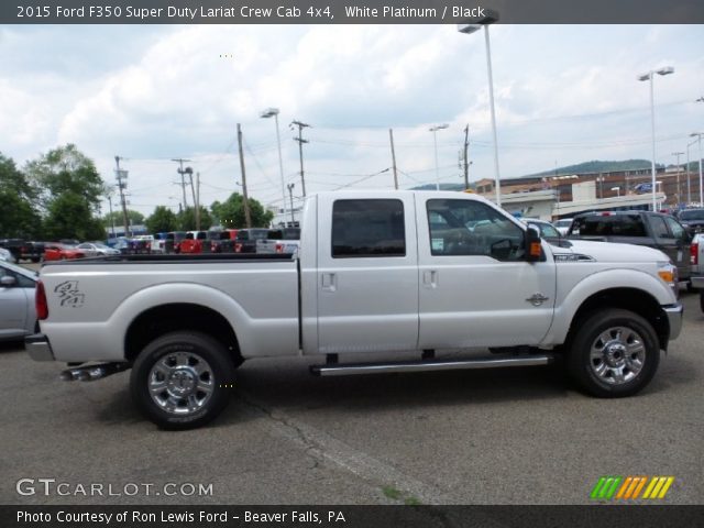 2015 Ford F350 Super Duty Lariat Crew Cab 4x4 in White Platinum
