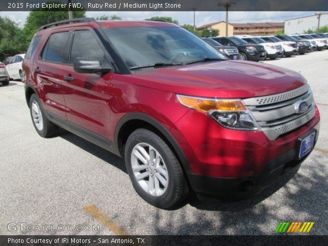 2015 Ford Explorer FWD in Ruby Red