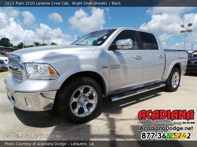2013 Ram 1500 Laramie Crew Cab in Bright Silver Metallic