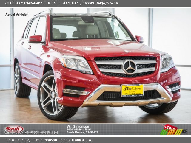 2015 Mercedes-Benz GLK 350 in Mars Red