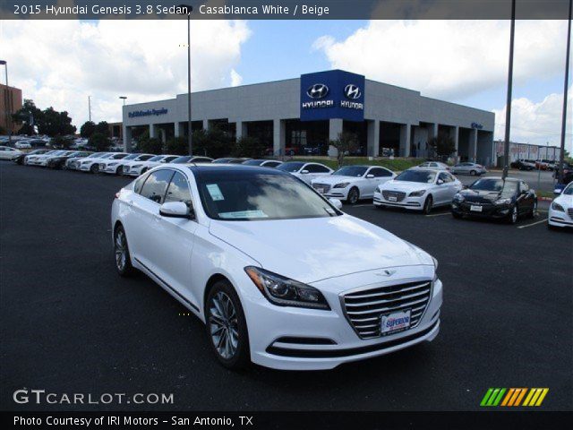 2015 Hyundai Genesis 3.8 Sedan in Casablanca White