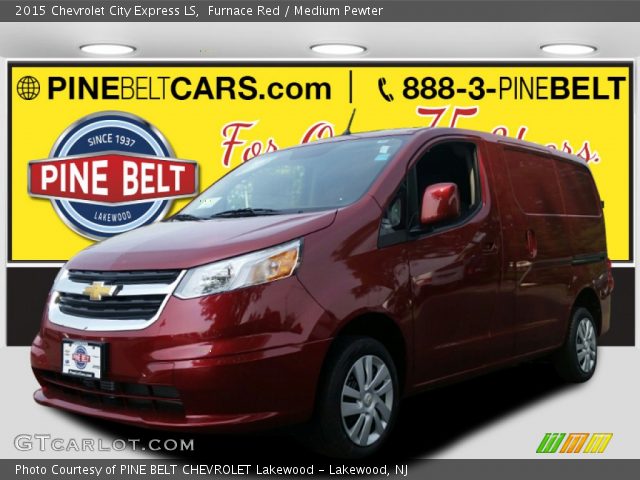 2015 Chevrolet City Express LS in Furnace Red