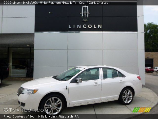2012 Lincoln MKZ AWD in White Platinum Metallic Tri-Coat