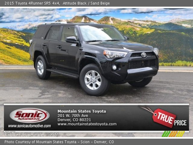 2015 Toyota 4Runner SR5 4x4 in Attitude Black