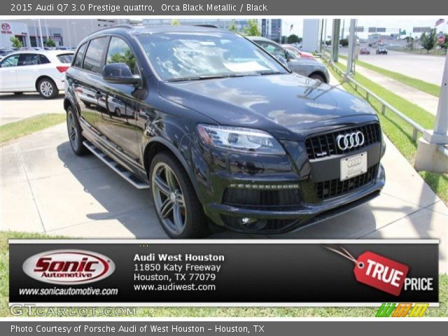 2015 Audi Q7 3.0 Prestige quattro in Orca Black Metallic