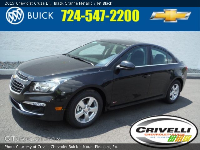 2015 Chevrolet Cruze LT in Black Granite Metallic