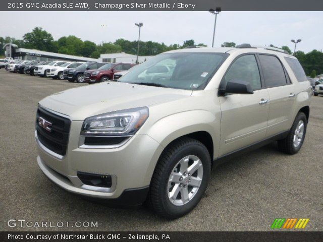 2015 GMC Acadia SLE AWD in Champagne Silver Metallic
