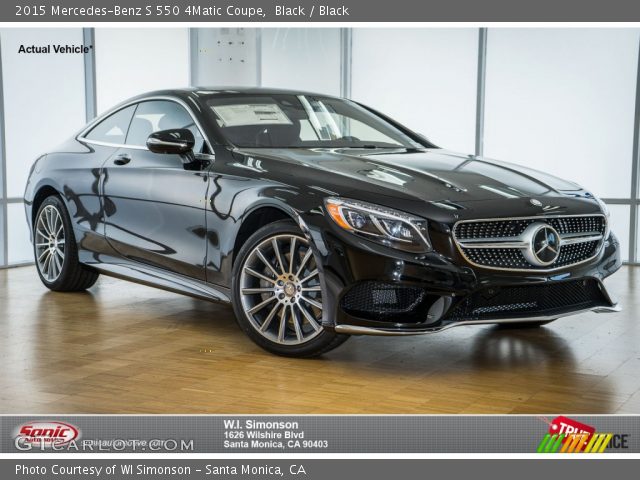 2015 Mercedes-Benz S 550 4Matic Coupe in Black