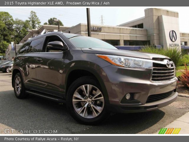 2015 Toyota Highlander XLE AWD in Predawn Gray Mica